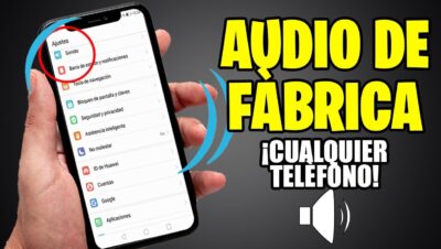 Como regresar el Audio o Volumen como de Fabrica reparar altavoces | Con y  Sin Aplicaciones 🔊 ✅