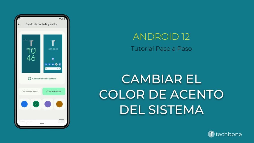 Cambiar el Color de Acento del Sistema [Android 12]