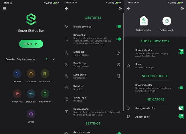 Cómo cambiar el estilo de la barra de estado 1 Cómo personalizar la barra de estado al máximo: gestos, iconos y ...