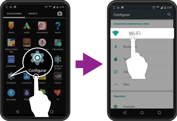 Cómo conectar Wi-Fi en Android 1 Cómo usar Android?: Cómo conectar un Android a Wi-Fi
