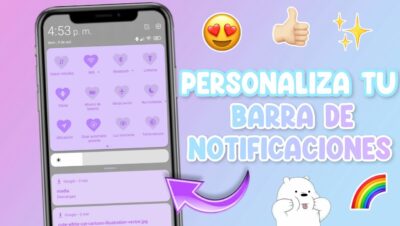 Personaliza tu barra de notificaciones Aesthetic 2022 (tutorial) 🦄💖
