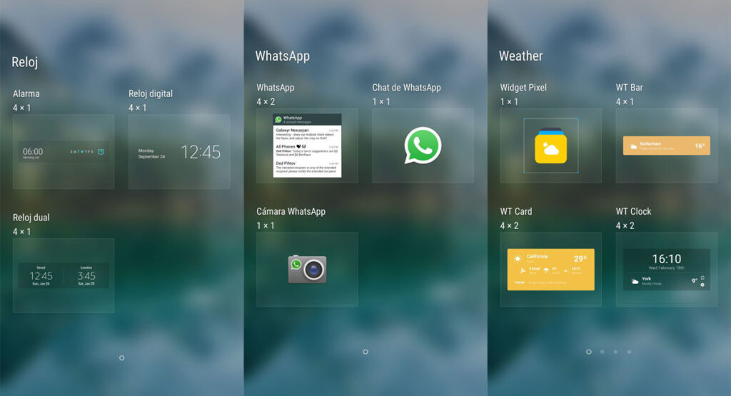 Cómo usar widgets en Android 1 Cómo añadir widgets a la pantalla de inicio en Android